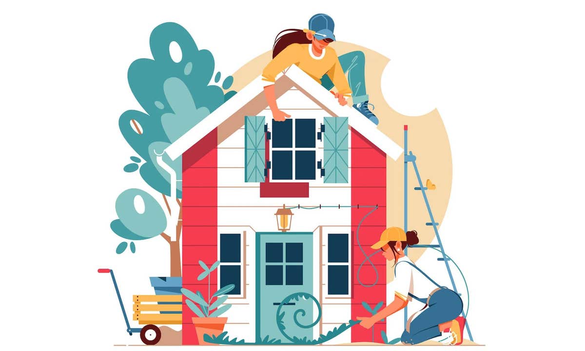 Home improvement illustration