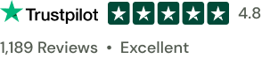 Rated Excellent with 4.8 out of 5 stars in 1,767 reviews on TrustPilot; go to Trustpilot reviews